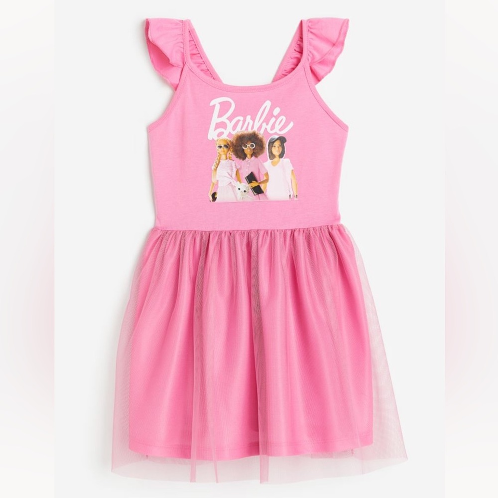 H&M X Barbie collaboration barbie dress 3/4T